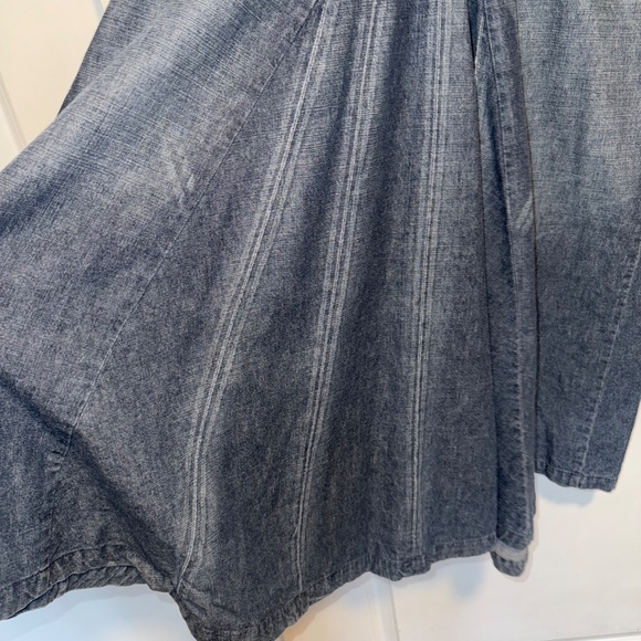 Vintage Fire Jeans Denim Jean Flare Maxi Skirt Size 7 Y2K - Picture 7 of 15